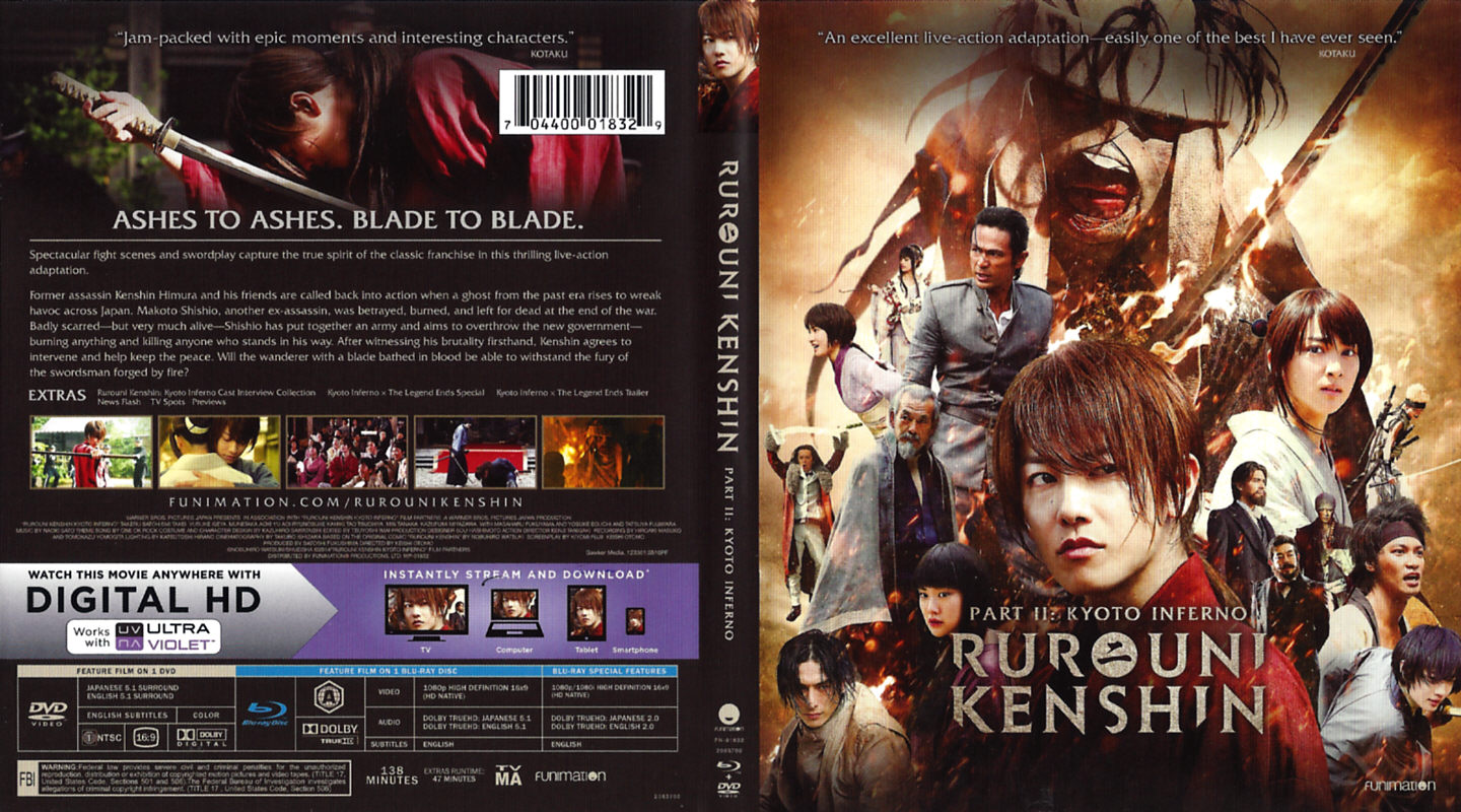 Fahamu Movies on X: - Rurouni Kenshin Part I: Origins (2012) - Rurouni  Kenshin Part II: Kyoto Inferno (2014) - Rurouni Kenshin Part III: The  Legend Ends (2014) - Rurouni Kenshin: The