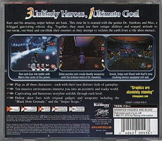 MDK2 (USA) | back cover