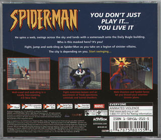 Spider-Man back cover