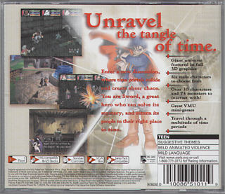 Time Stalkers - back cover