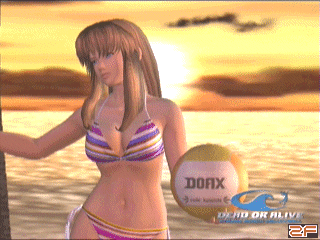 Hitomi serving animation | 2003 Shin Force