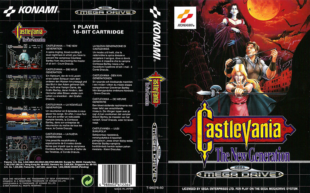 castlevania sega genesis