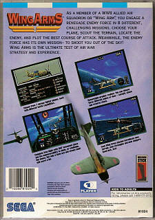 Wing Arms (USA) | back cover