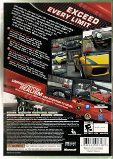 PGR3 (USA) | back cover